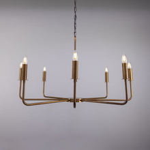 Irvine 8-Light Modern Brass Chandelier
