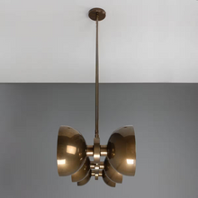 Eclipse 6-Light Brass Dome Pedant