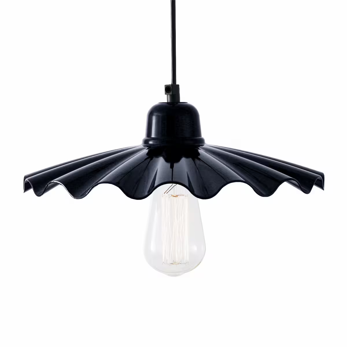 Ardle 30cm Ripple Shade Factory Pendant