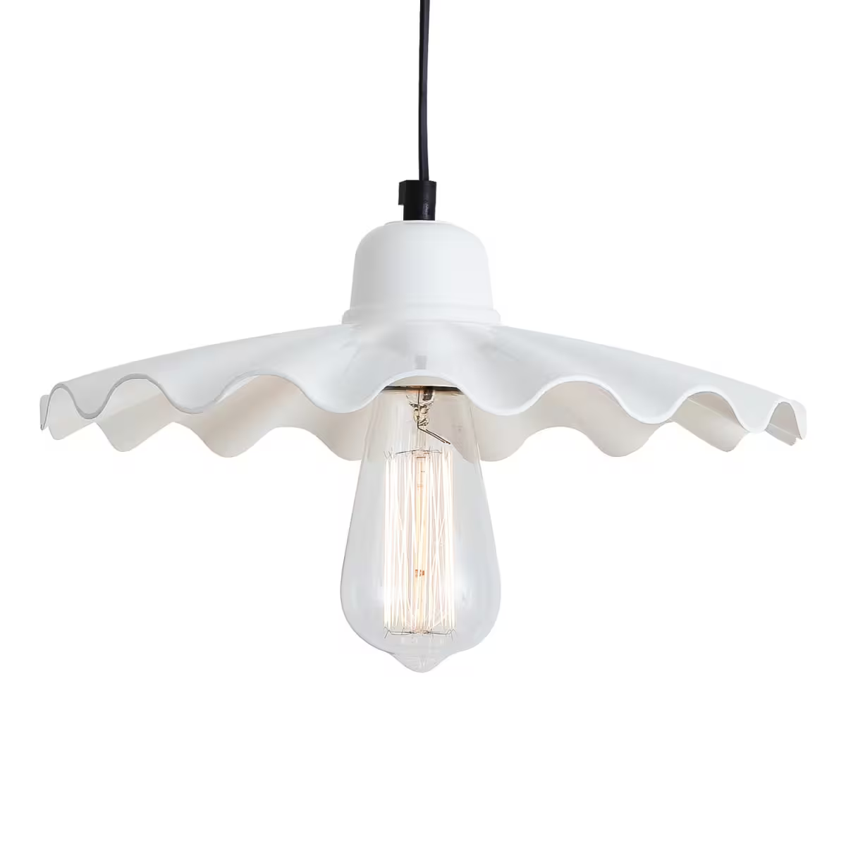 Ardle 30cm Ripple Shade Factory Pendant