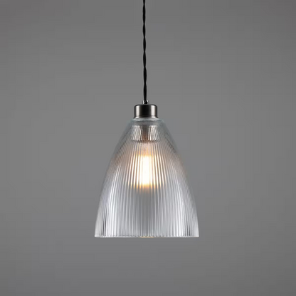 Corvera Holophane Glass Pendant