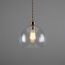 Eden Clear Open Glass Globe Pendant