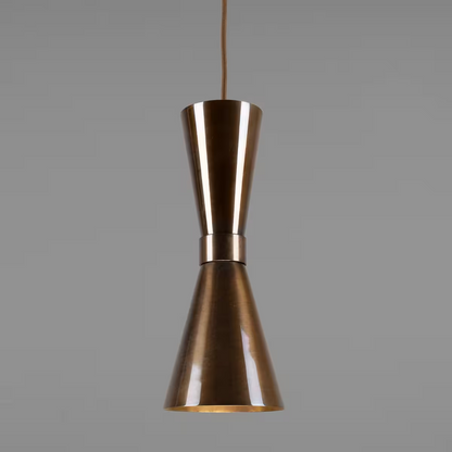 Amias Mid-Century Brass Pendant