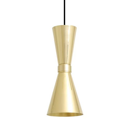 Amias Mid-Century Brass Pendant