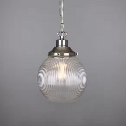 Fitzroy 20cm Holophane Globe Pendant