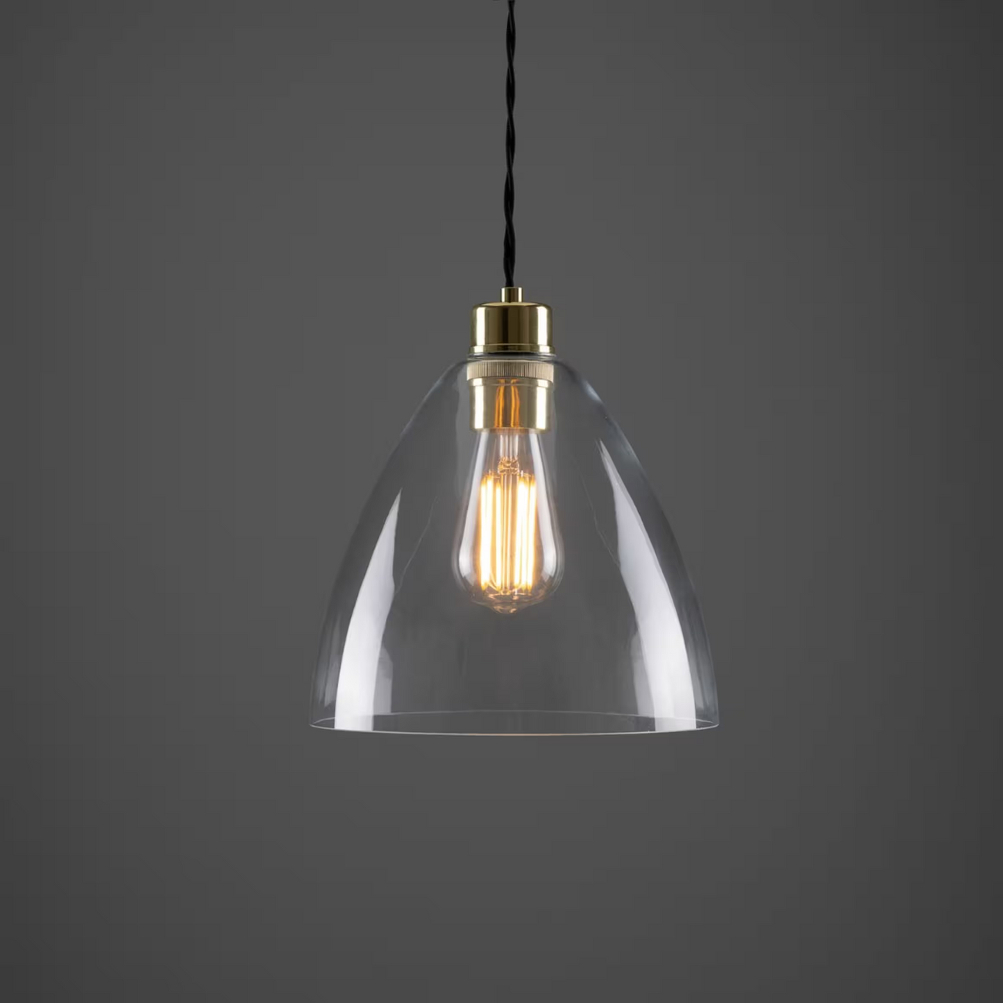 Luang Modern Clear Glass Pendant