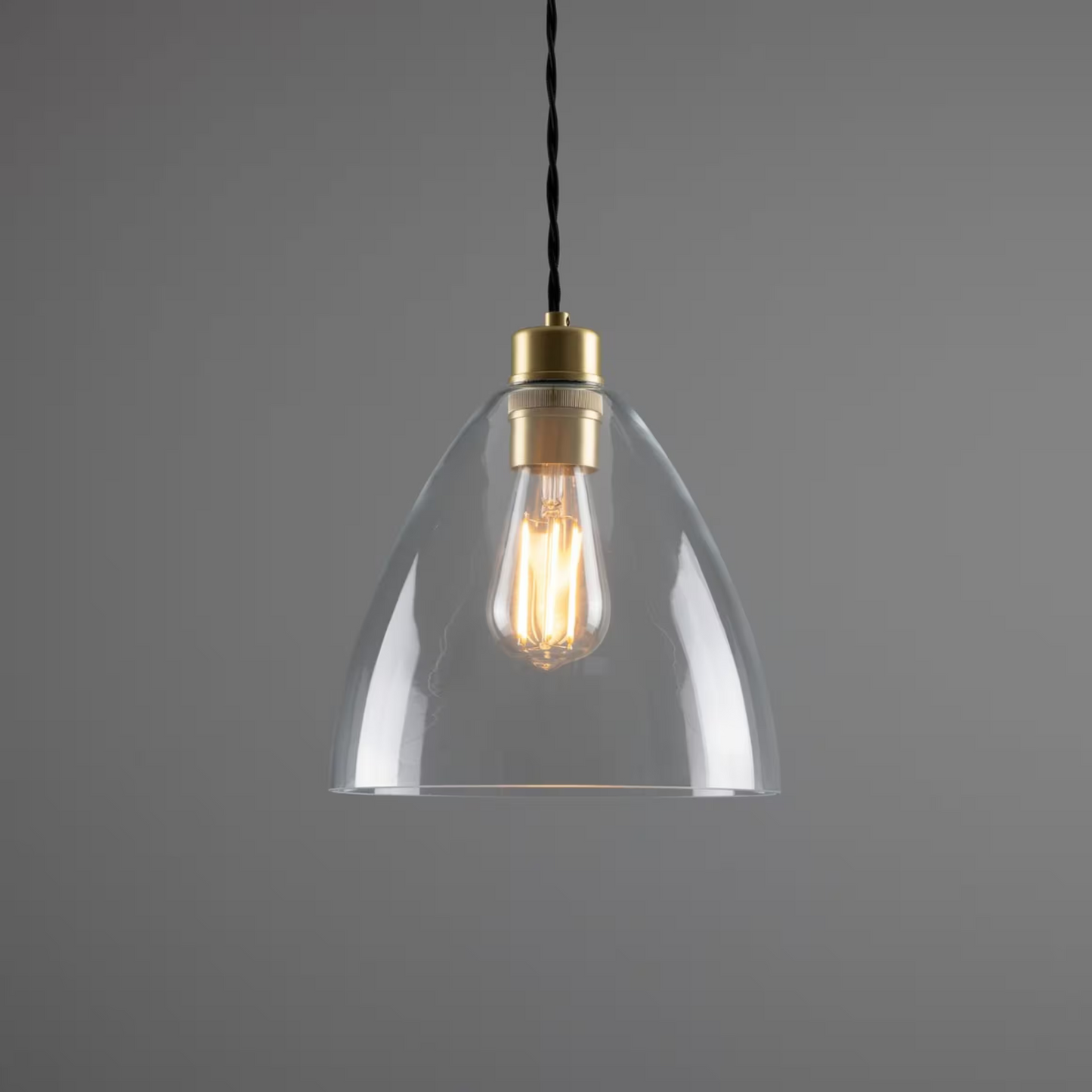 Luang Modern Clear Glass Pendant