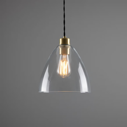 Luang Modern Clear Glass Pendant