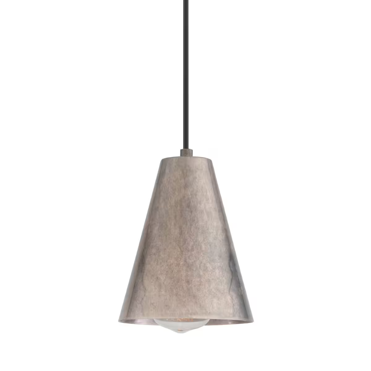 Moya 14cm Modern Brass Cone Pendant