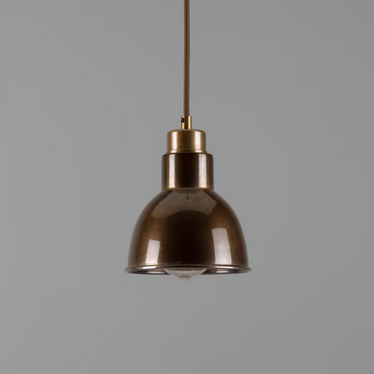 Baku 15cm Vintage Brass Pendant