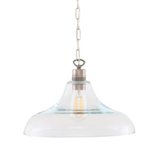 Clifton Railway Clear Glass Pendant