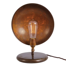 Chulainn Industrial Brass Dish Table Lamp