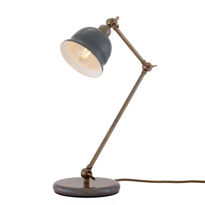 Nico Vintage Brass Table Lamp