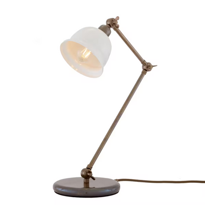 Nico Vintage Brass Table Lamp