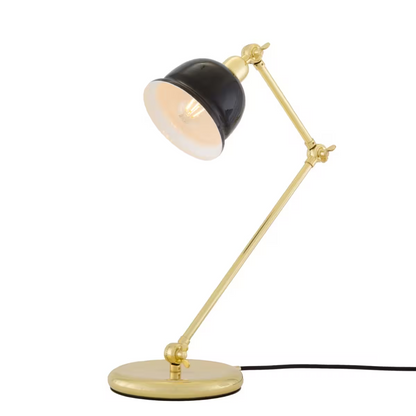 Nico Vintage Brass Table Lamp