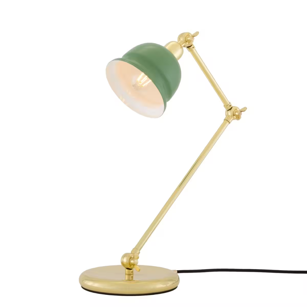 Nico Vintage Brass Table Lamp