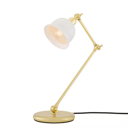Nico Vintage Brass Table Lamp