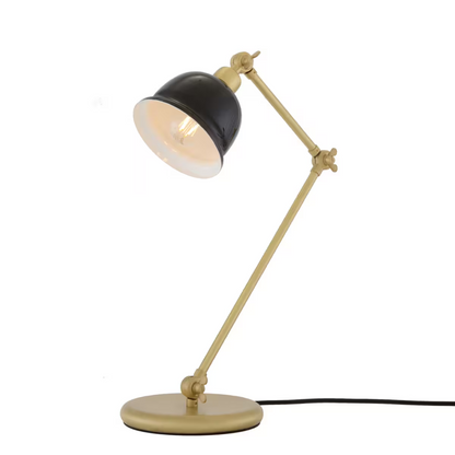 Nico Vintage Brass Table Lamp