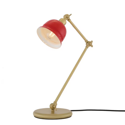 Nico Vintage Brass Table Lamp