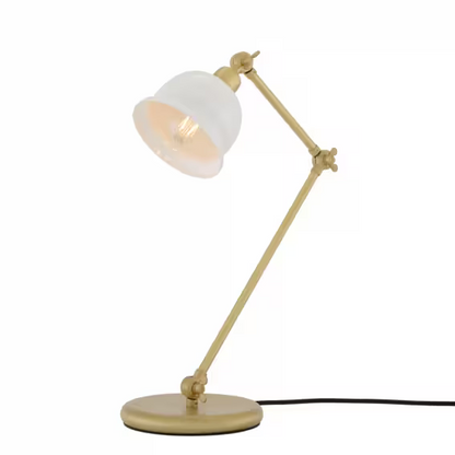 Nico Vintage Brass Table Lamp