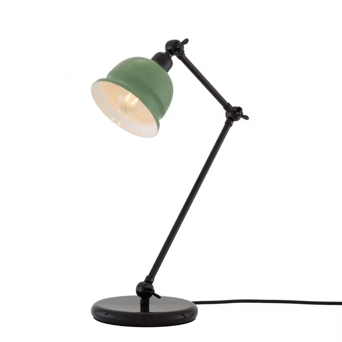 Nico Vintage Brass Table Lamp