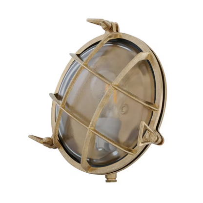 Adoo 21cm Nautical Round Bulkhead Wall Light