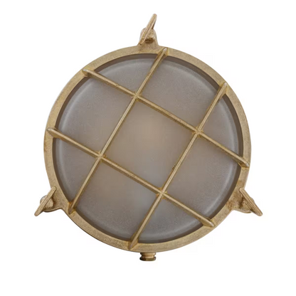 Adoo 21cm Nautical Round Bulkhead Wall Light