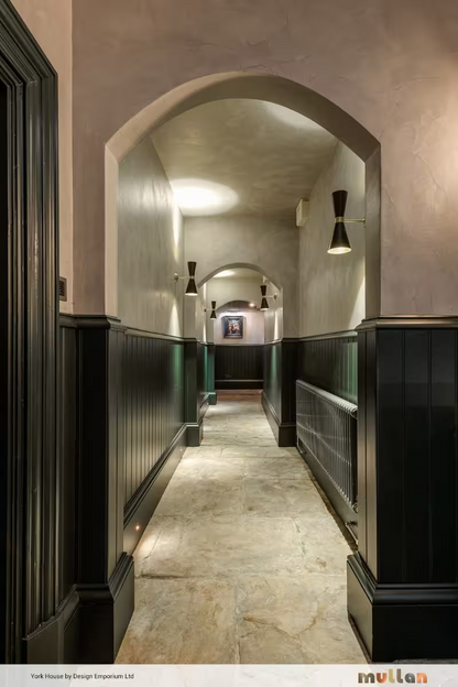 Cairo Mid-Century Double Cone Wall Light