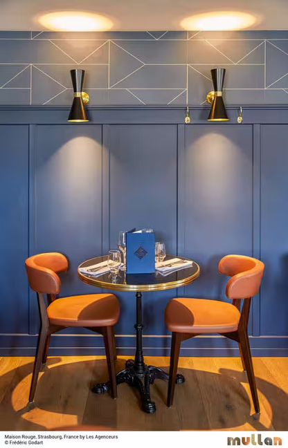 Cairo Mid-Century Double Cone Wall Light