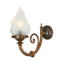 Darwin Traditional Brass Wall Light