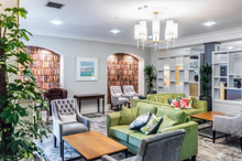 Arizona 8-Arm Modern Brass Chandelier