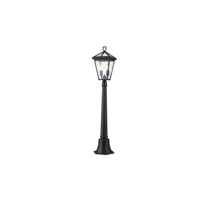 Alford Place 2-Light Pillar Lantern in Museum Black