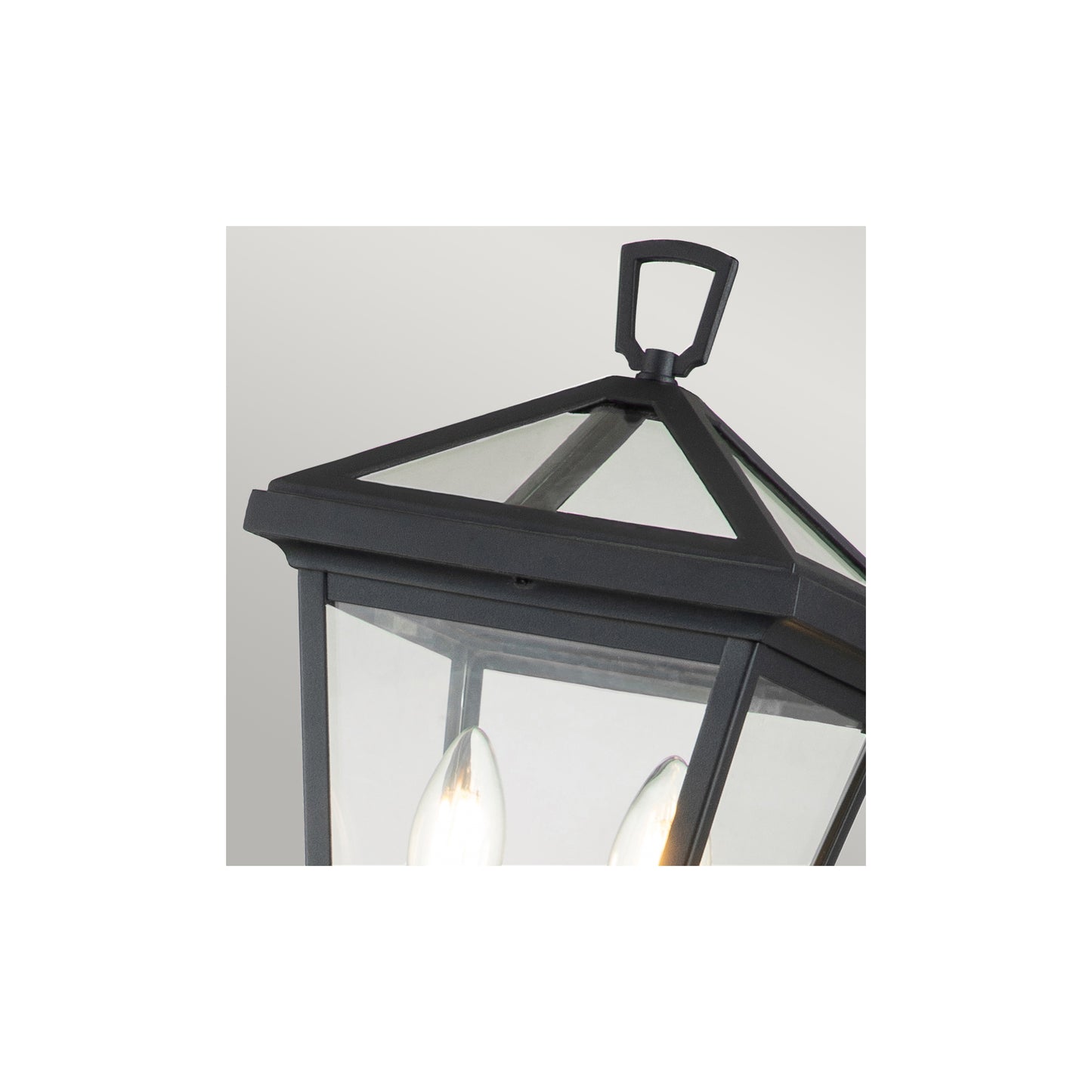 Alford Place 2-Light Pillar Lantern in Museum Black