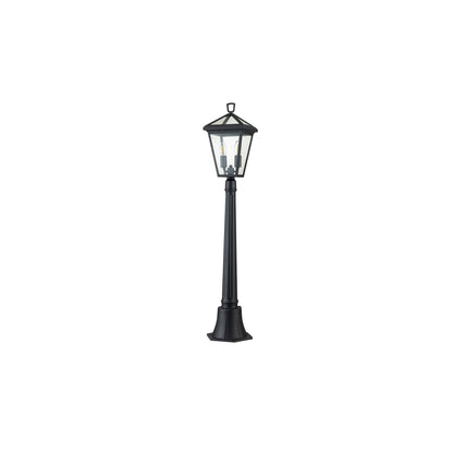 Alford Place 2-Light Pillar Lantern in Museum Black