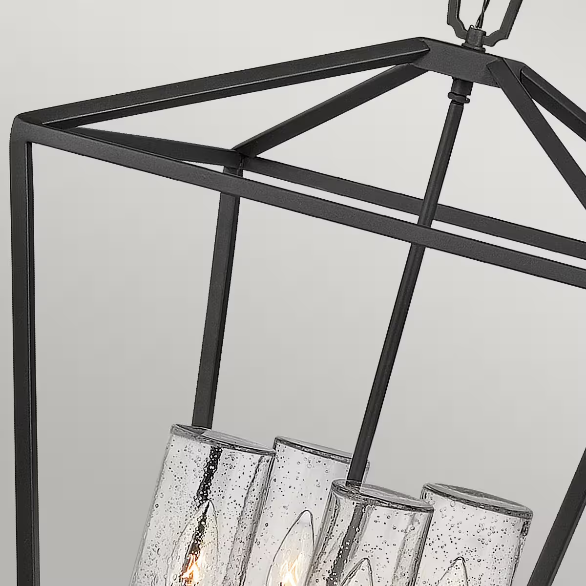 Alford Place 4-Light Outdoor Pendant in Museum Black