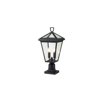Alford Place 2-Light Pedestal Lantern in Museum Black