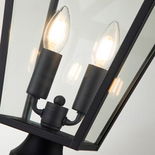 Alford Place 2-Light Pedestal Lantern in Museum Black