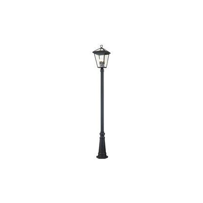 Alford Place 4-Light Lamp Post in Museum Black