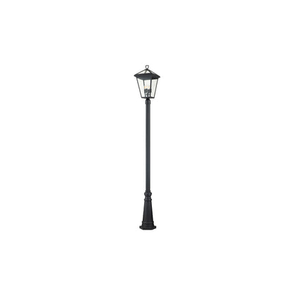 Alford Place 4-Light Lamp Post in Museum Black