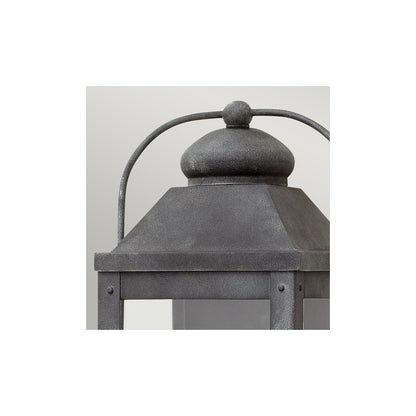 Anchorage 2-Light Wall Lantern in Aged Zinc