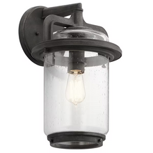Andover 1-Light Wall Lantern in Weathered Zinc
