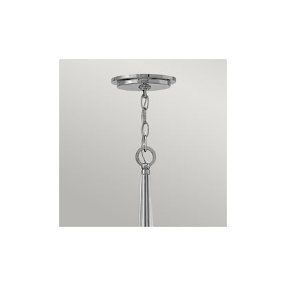 Ascher 6-Light Chandelier in Polished Nickel