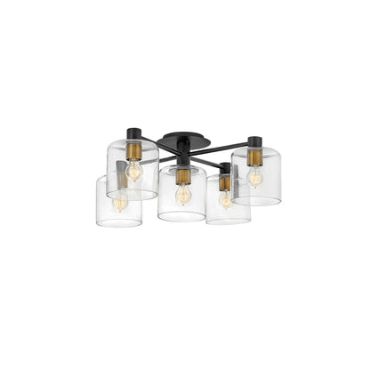 Axel 5-Light Semi-Flush Mount