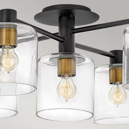 Axel 7-Light Semi-Flush Mount