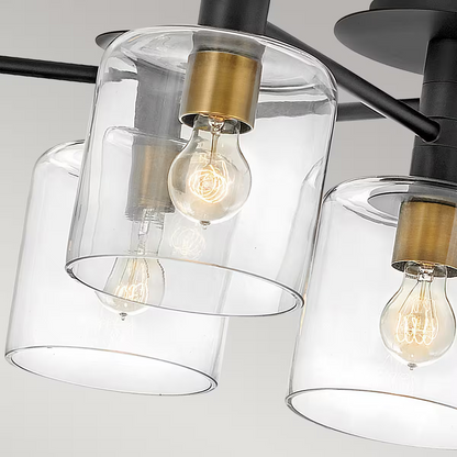 Axel 7-Light Semi-Flush Mount