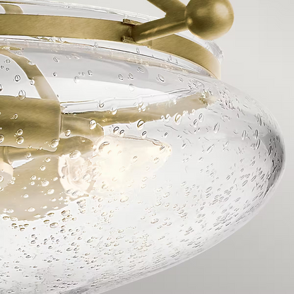 Belle 3-Light Semi-Flush Mount