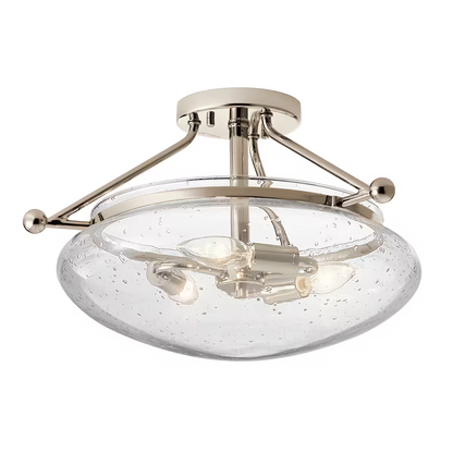 Belle 3-Light Semi-Flush Mount
