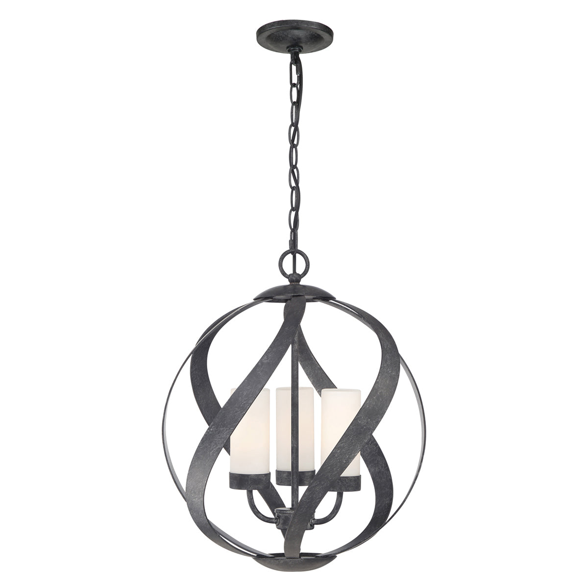 Quintiesse Blacksmith 3-Light Outdoor Chandelier