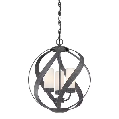 Blacksmith 3-Light Outdoor Chandelier