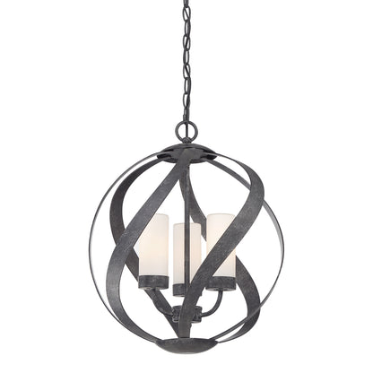 Quintiesse Blacksmith 3-Light Outdoor Chandelier